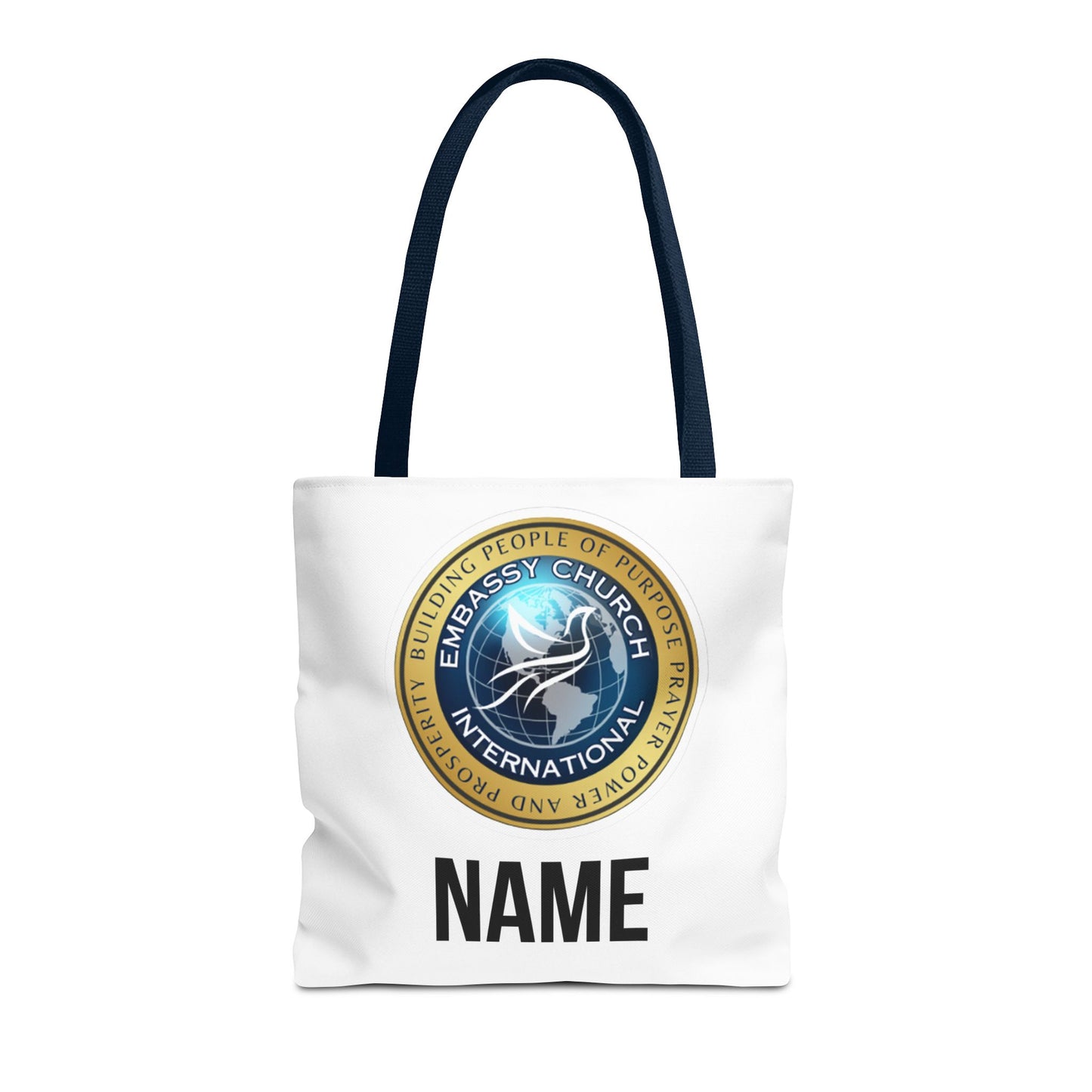 Personalized Embassy Church International Tote Bag