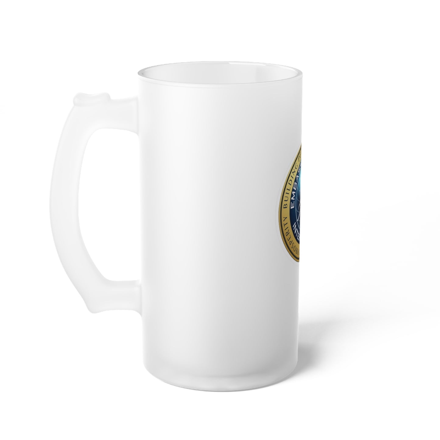 Embassy Church International Frosted Glass Mug