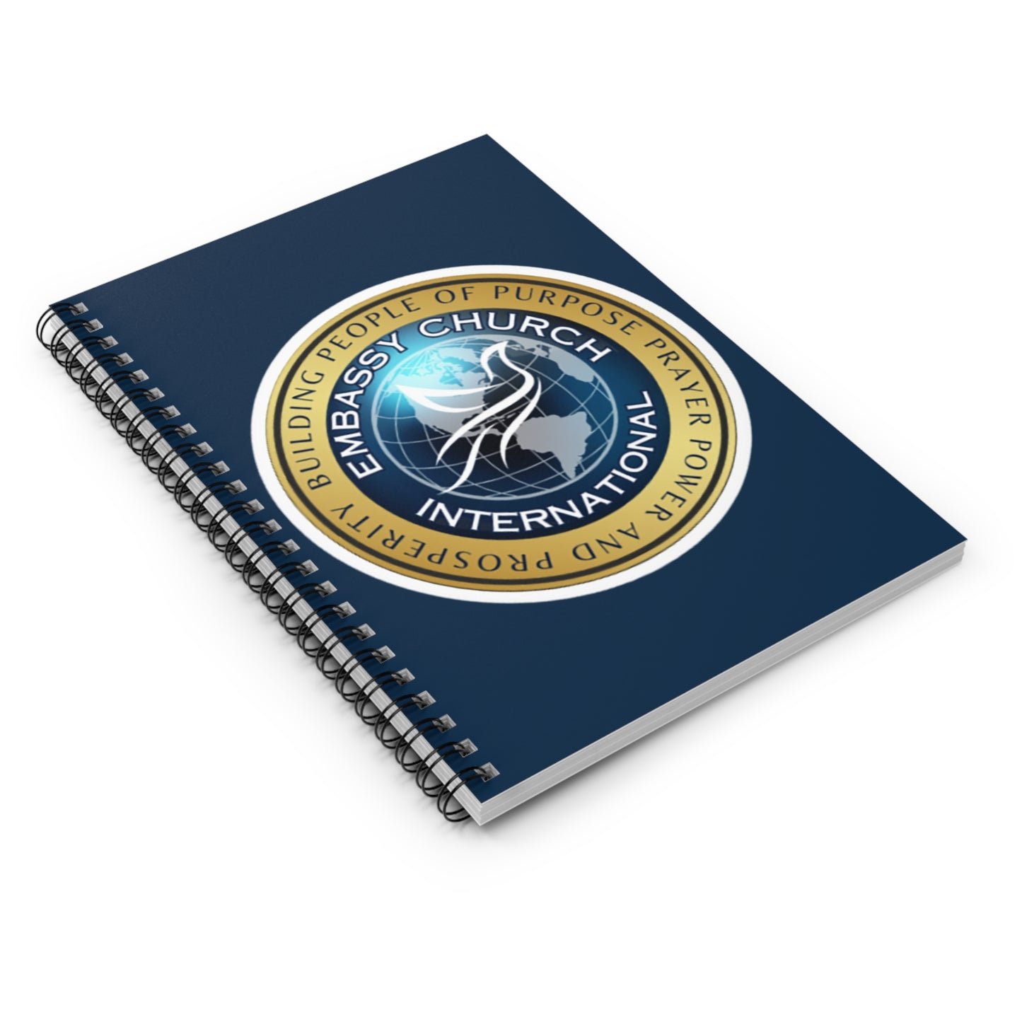 Embassy Church International Spiral Notebook - Ruled Line