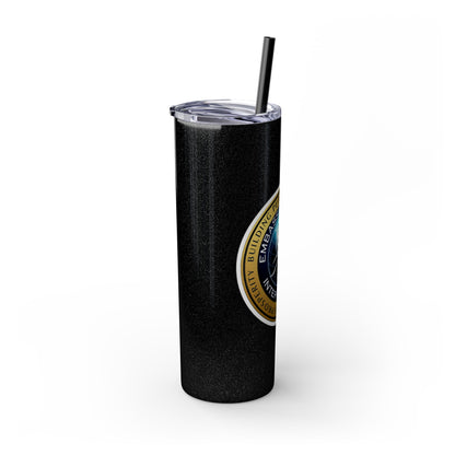 Embassy Church International Skinny Tumbler with Straw, 20oz