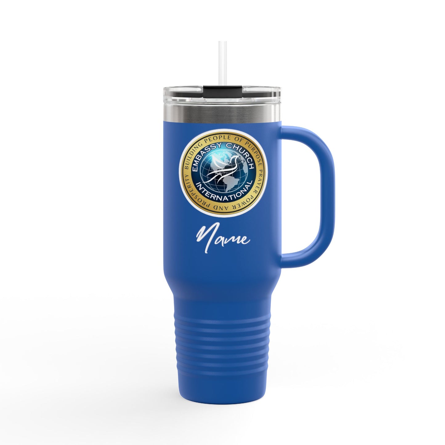 Personalized Embassy Church International Insulated Travel Mug, 40oz