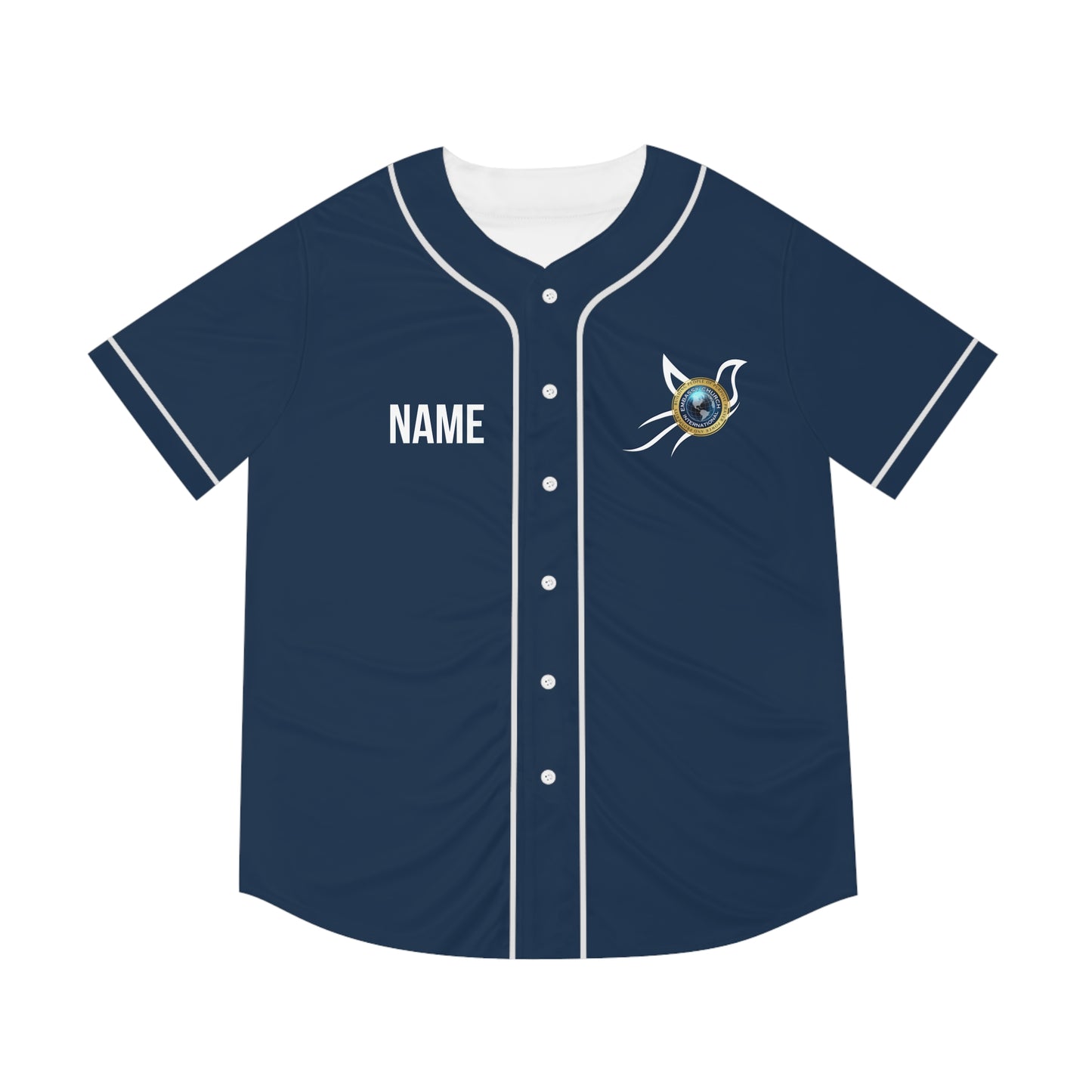 Personalized Embassy Church International Dove Men's Baseball Jersey