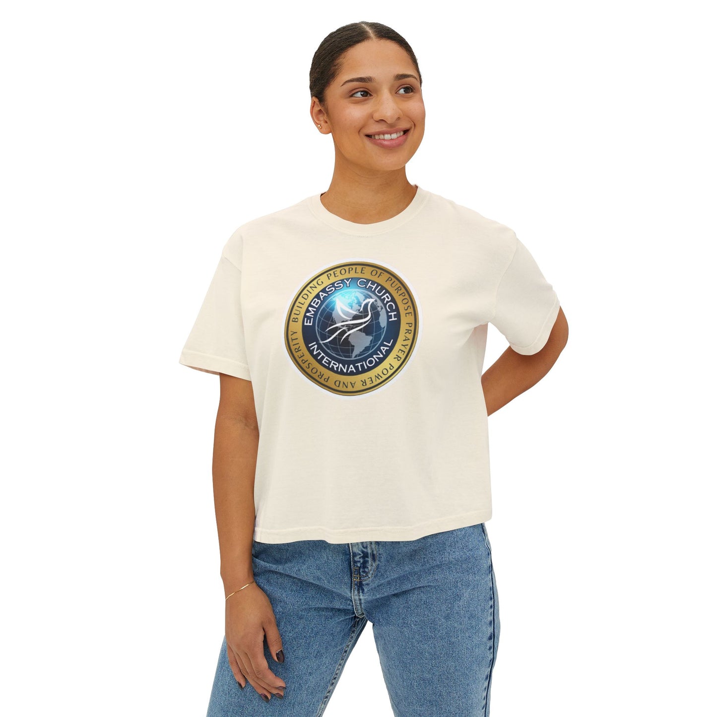 Embassy Church International Women's Boxy Tee