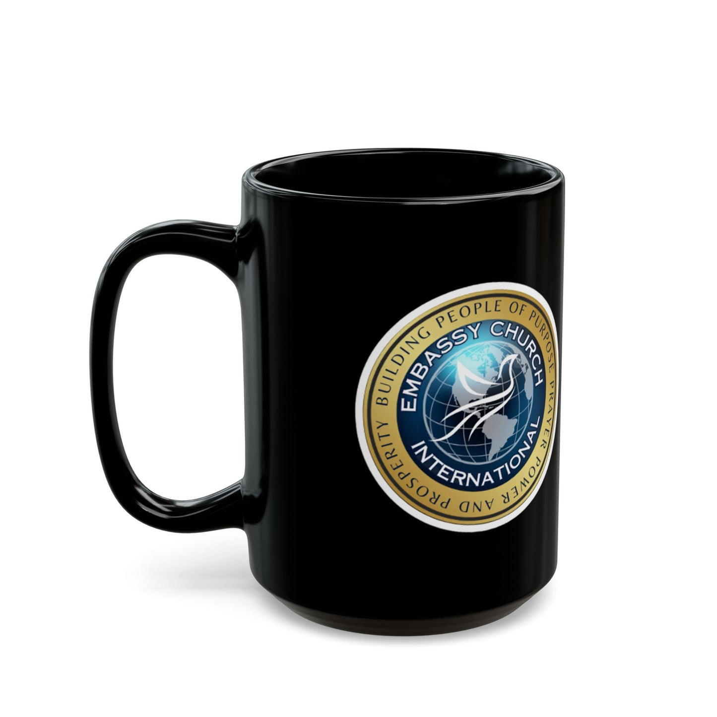 Embassy Church International Black Mug (11oz, 15oz)