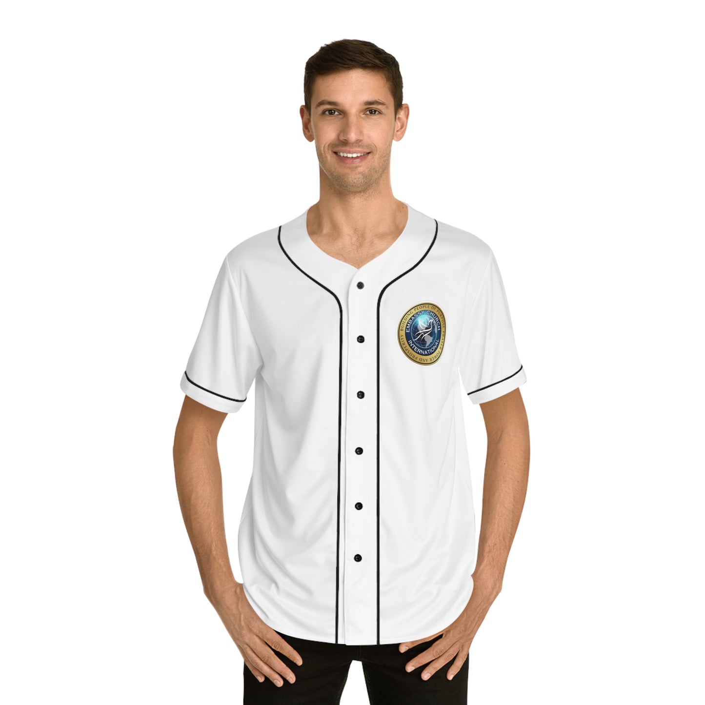 Embassy Church International Men's Baseball Jersey