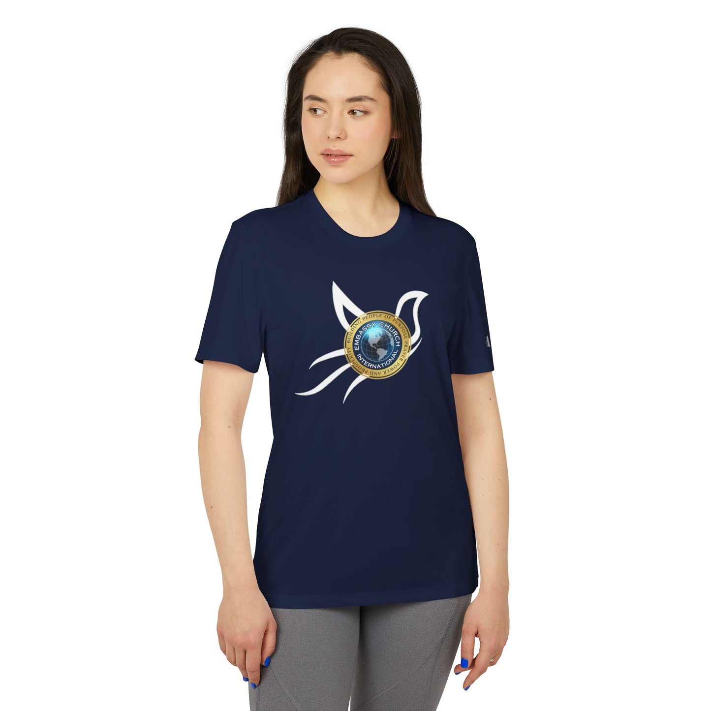 Embassy Church International Dove adidas Unisex Sport T-shirt