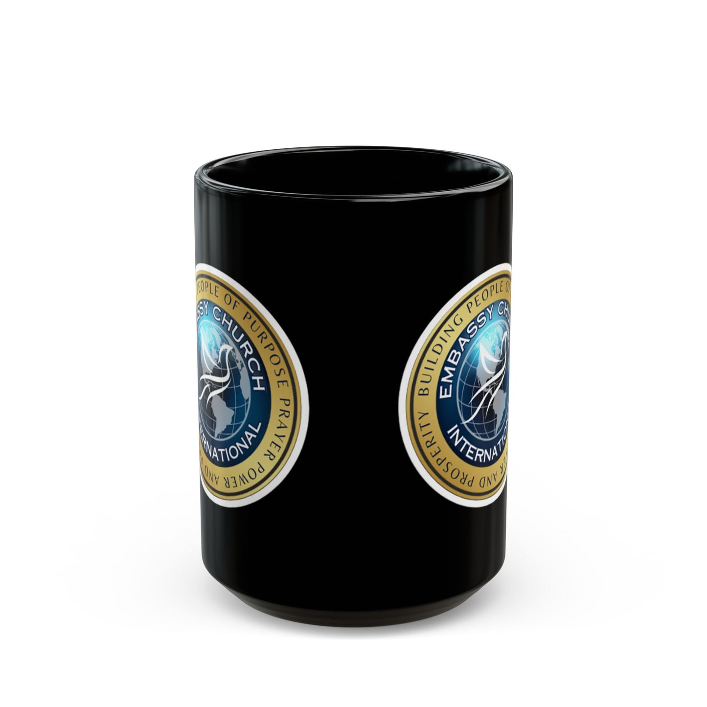 Embassy Church International Black Mug (11oz, 15oz)