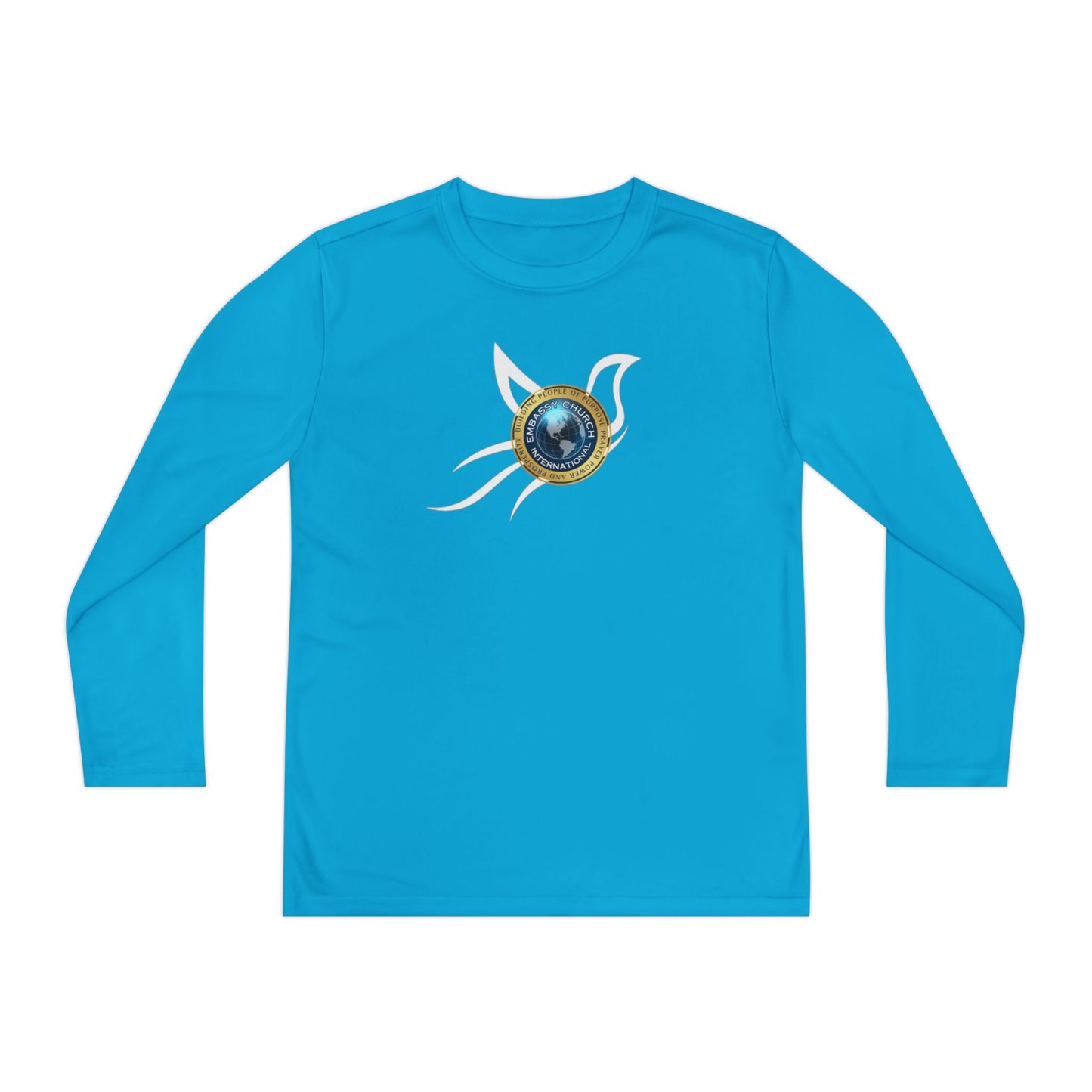 Embassy Church International Dove Youth Long Sleeve Competitor Tee