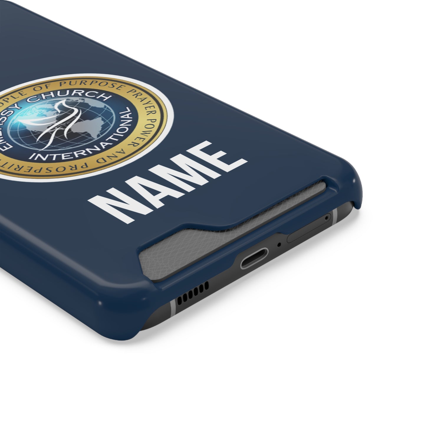 Personalized  Embassy Church International Phone Case With Card Holder