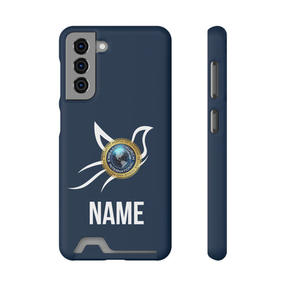 Personalized Embassy Church International Dove Phone Case With Card Holder