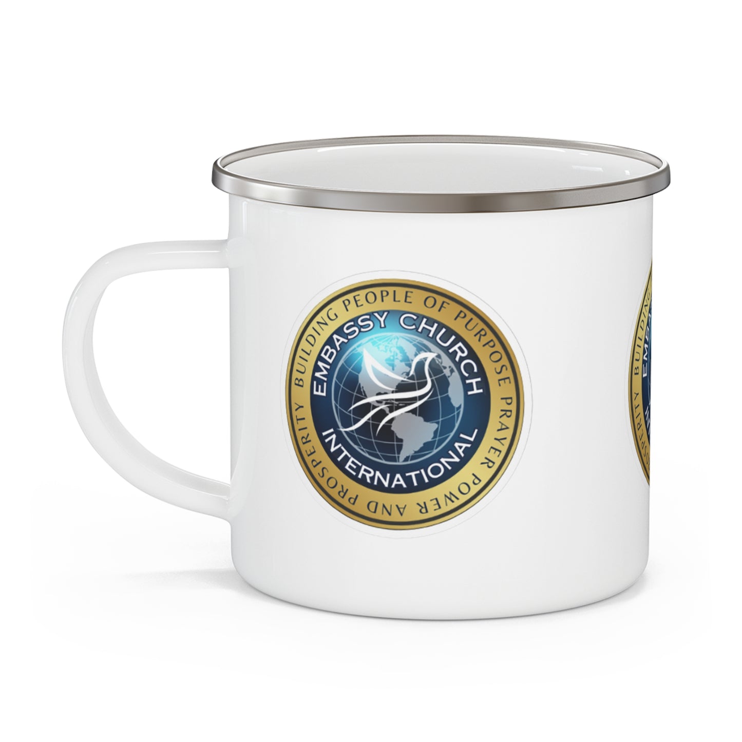 Embassy Church International Enamel Camping Mug