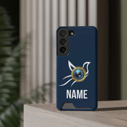 Personalized Embassy Church International Dove Phone Case With Card Holder