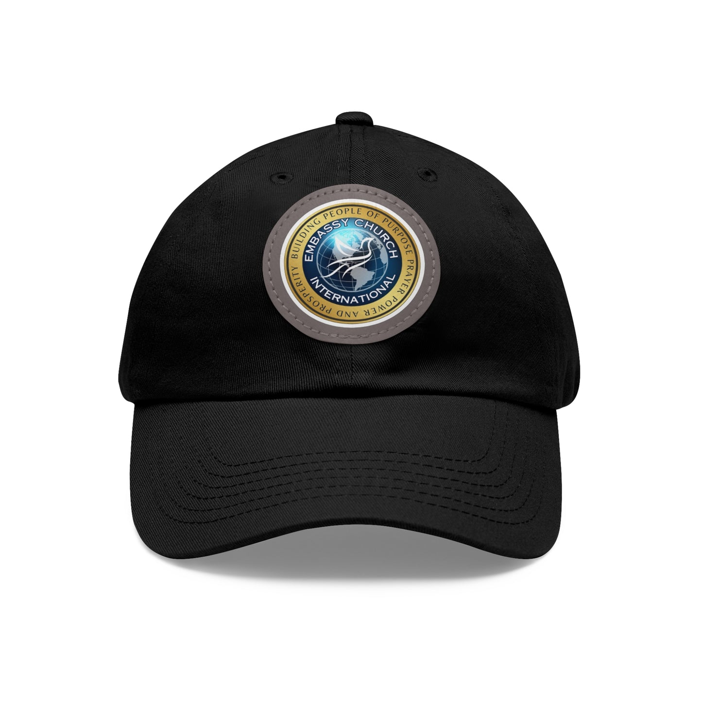 Embassy Church InternationalHat with Leather Patch (Round)