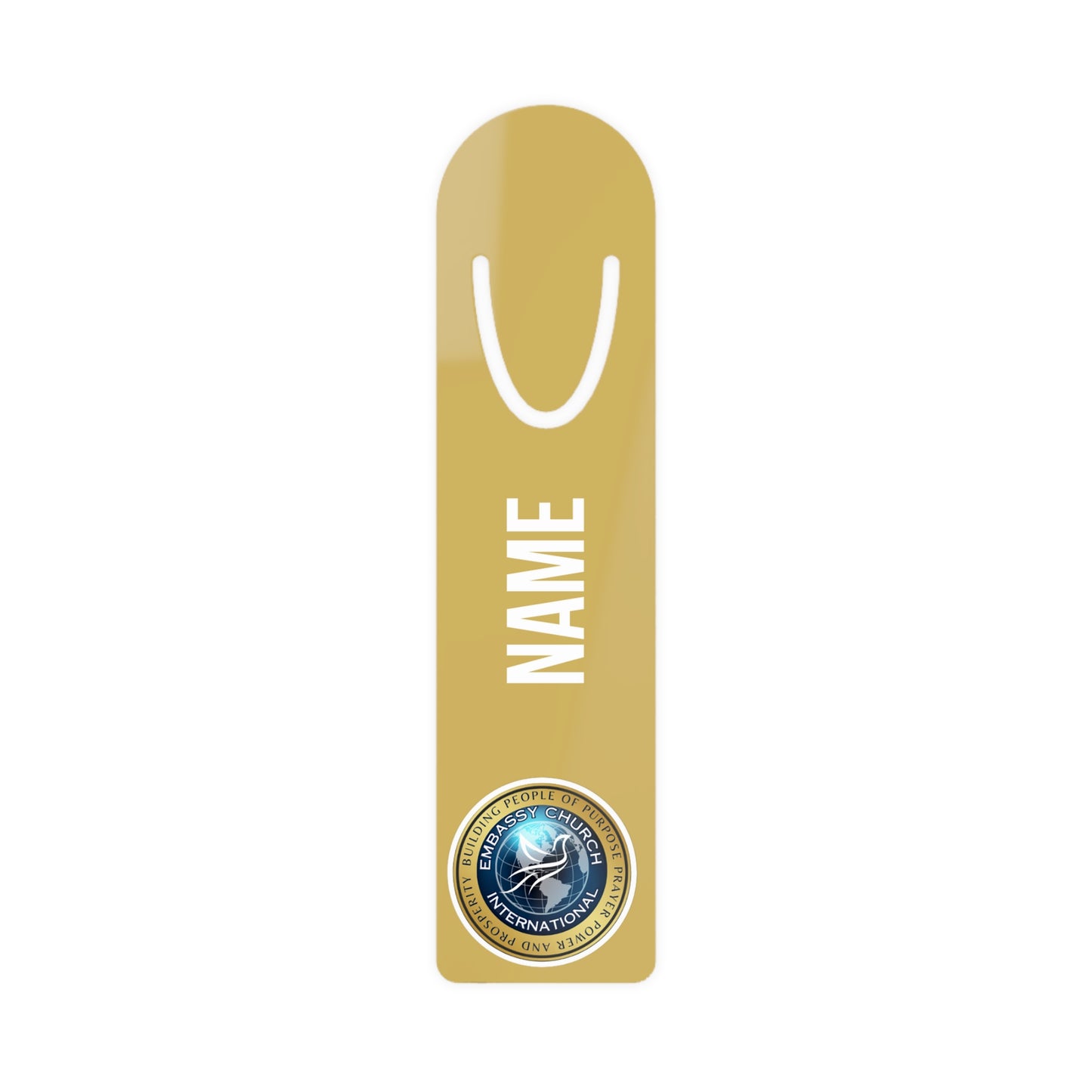 Personalized Embassy Church International Bookmark