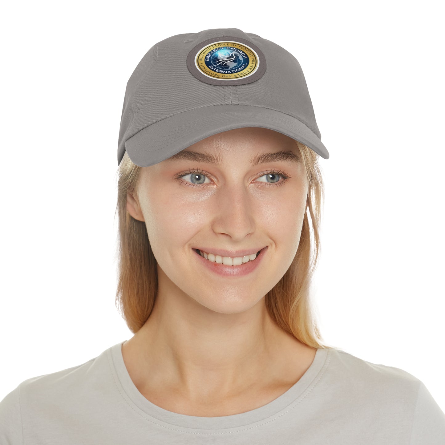 Embassy Church InternationalHat with Leather Patch (Round)