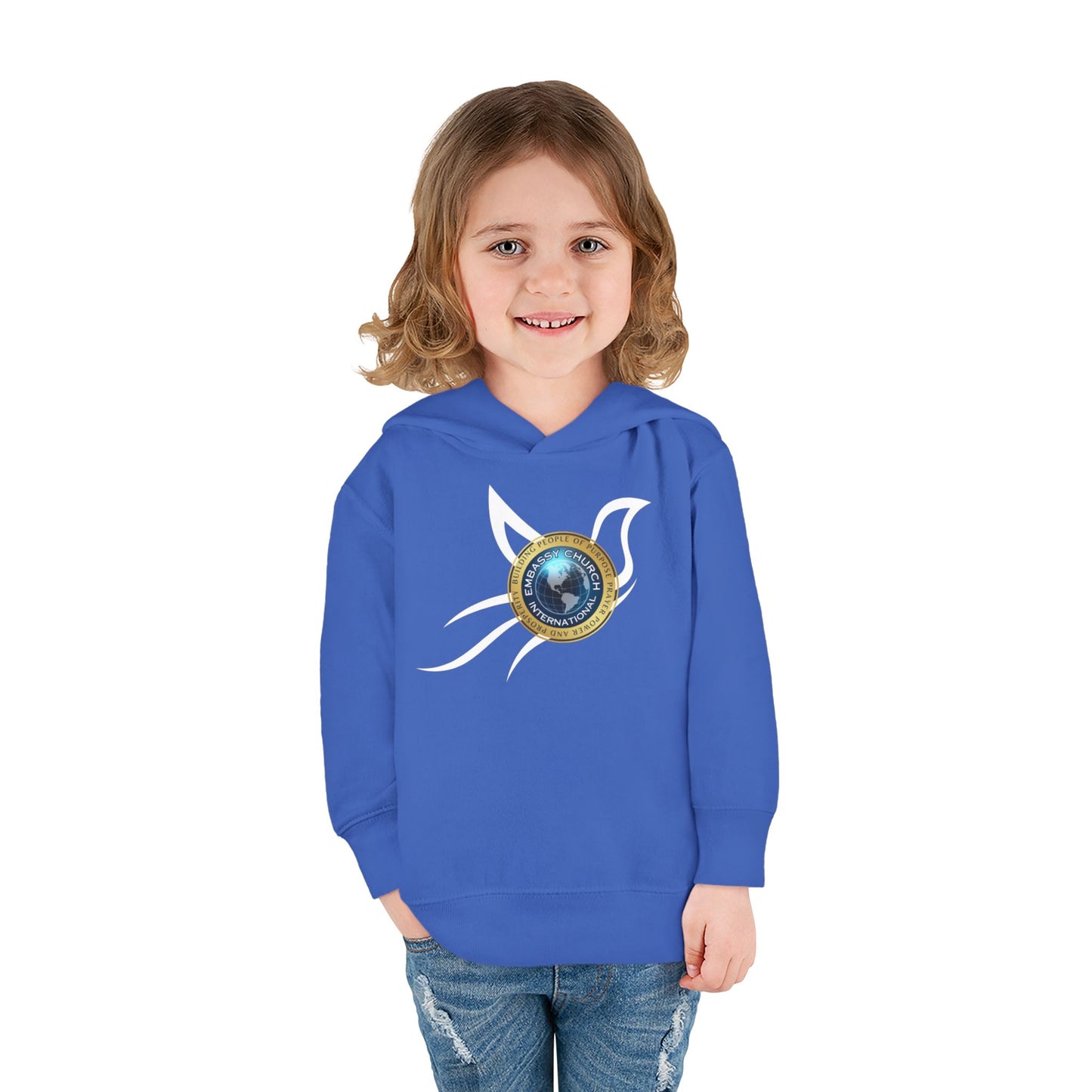 Embassy Church International Dove Toddler Pullover Fleece Hoodie