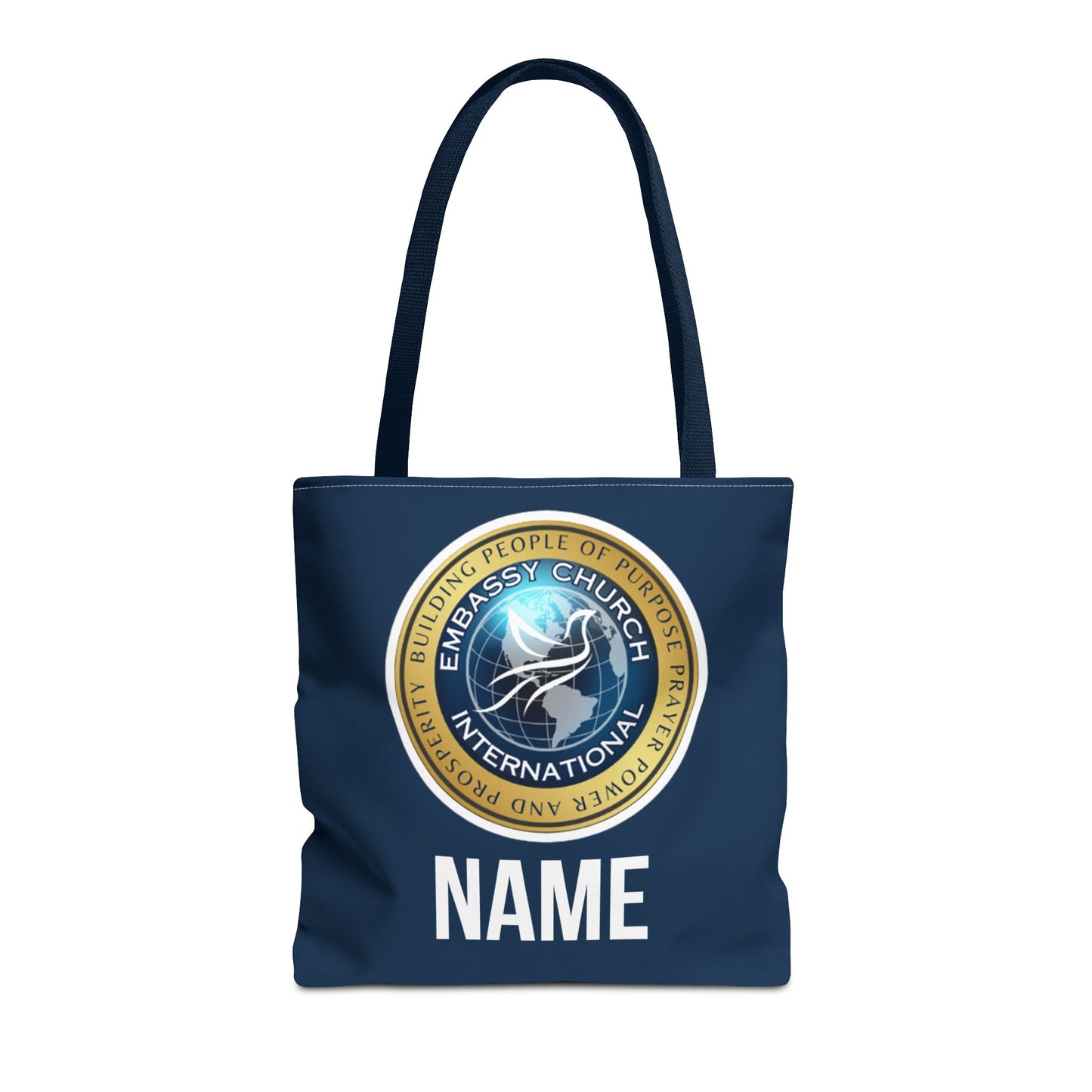 Personalized Embassy Church International Tote Bag