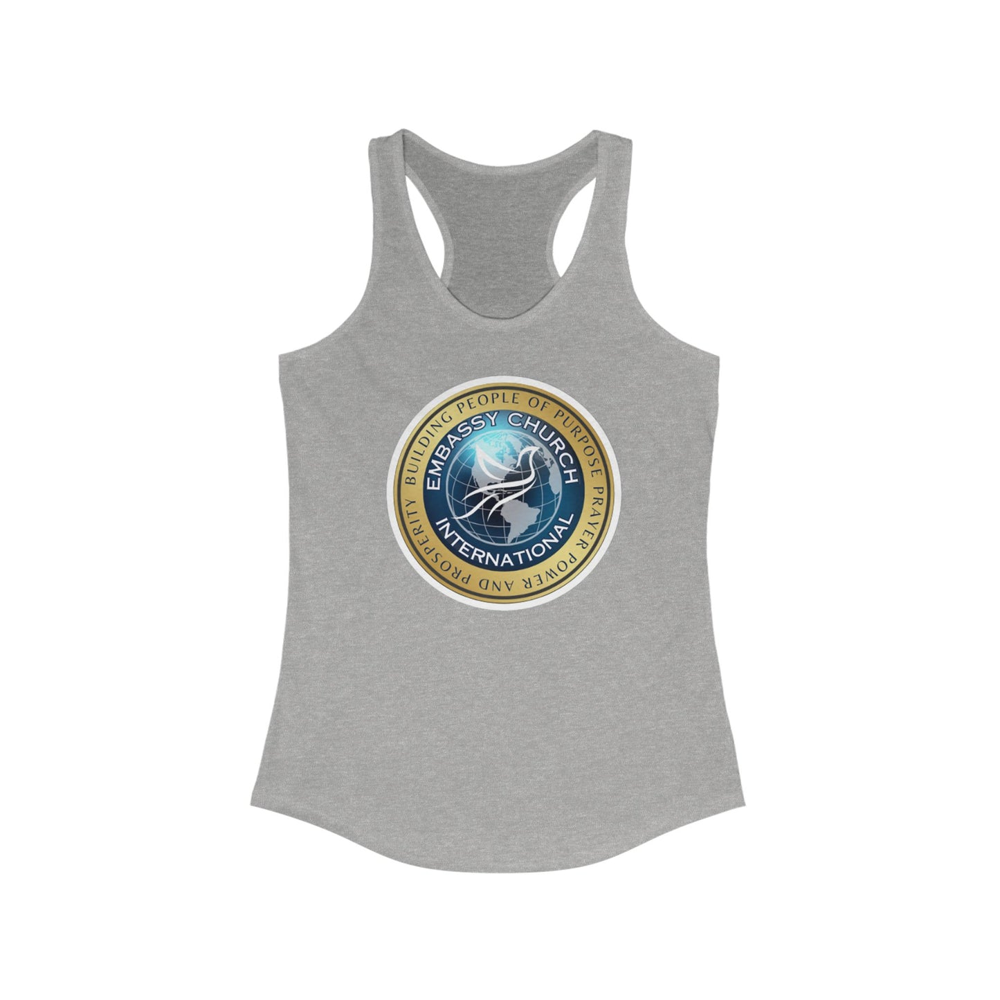 Embassy Church International Women's Ideal Racerback Tank