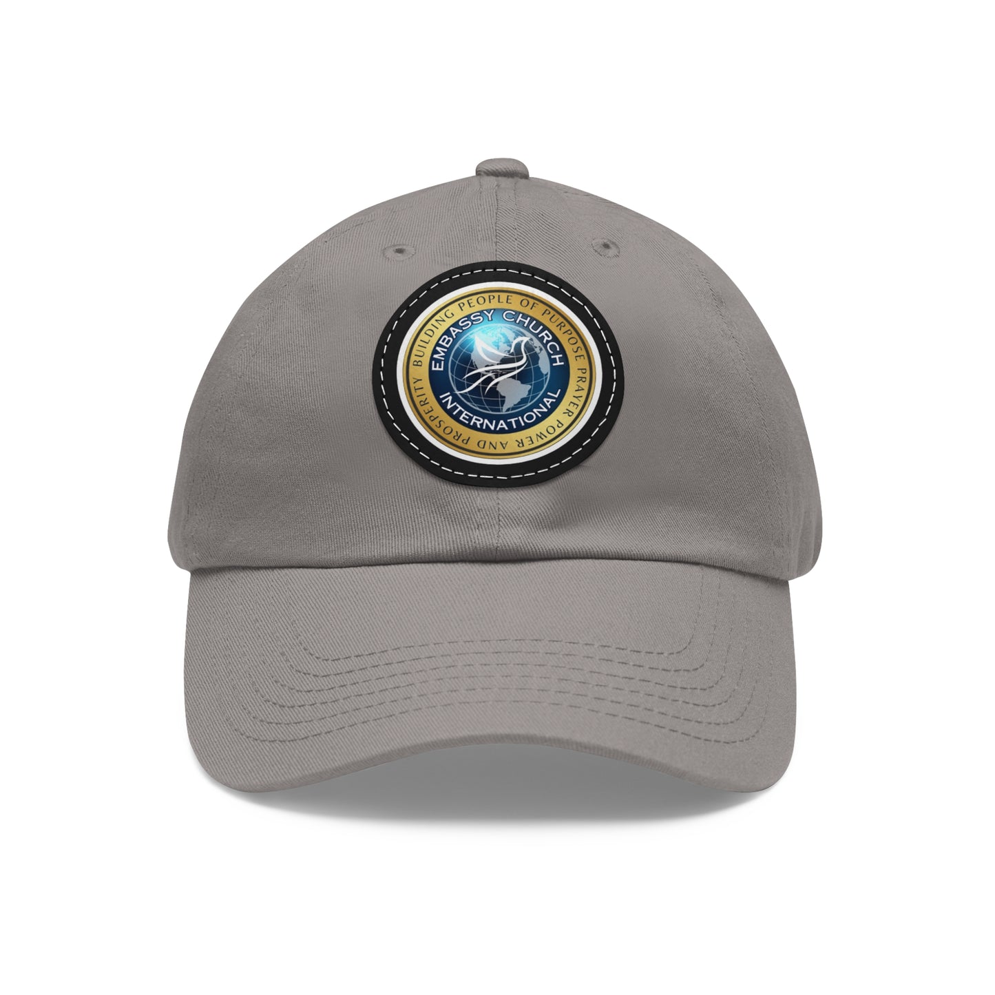 Embassy Church InternationalHat with Leather Patch (Round)