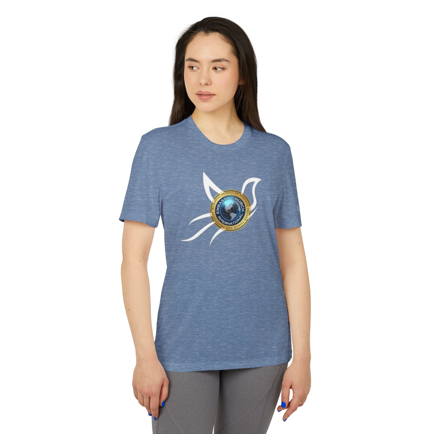 Embassy Church International Dove adidas Unisex Sport T-shirt