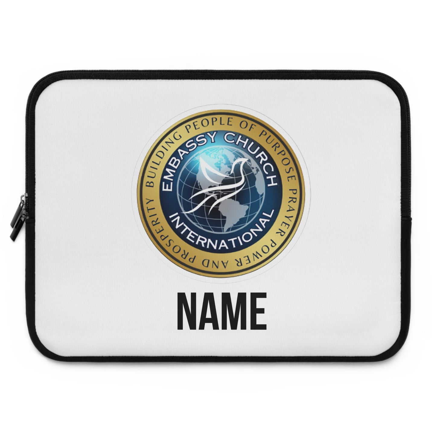 Personalized Embassy Church International Laptop Sleeve