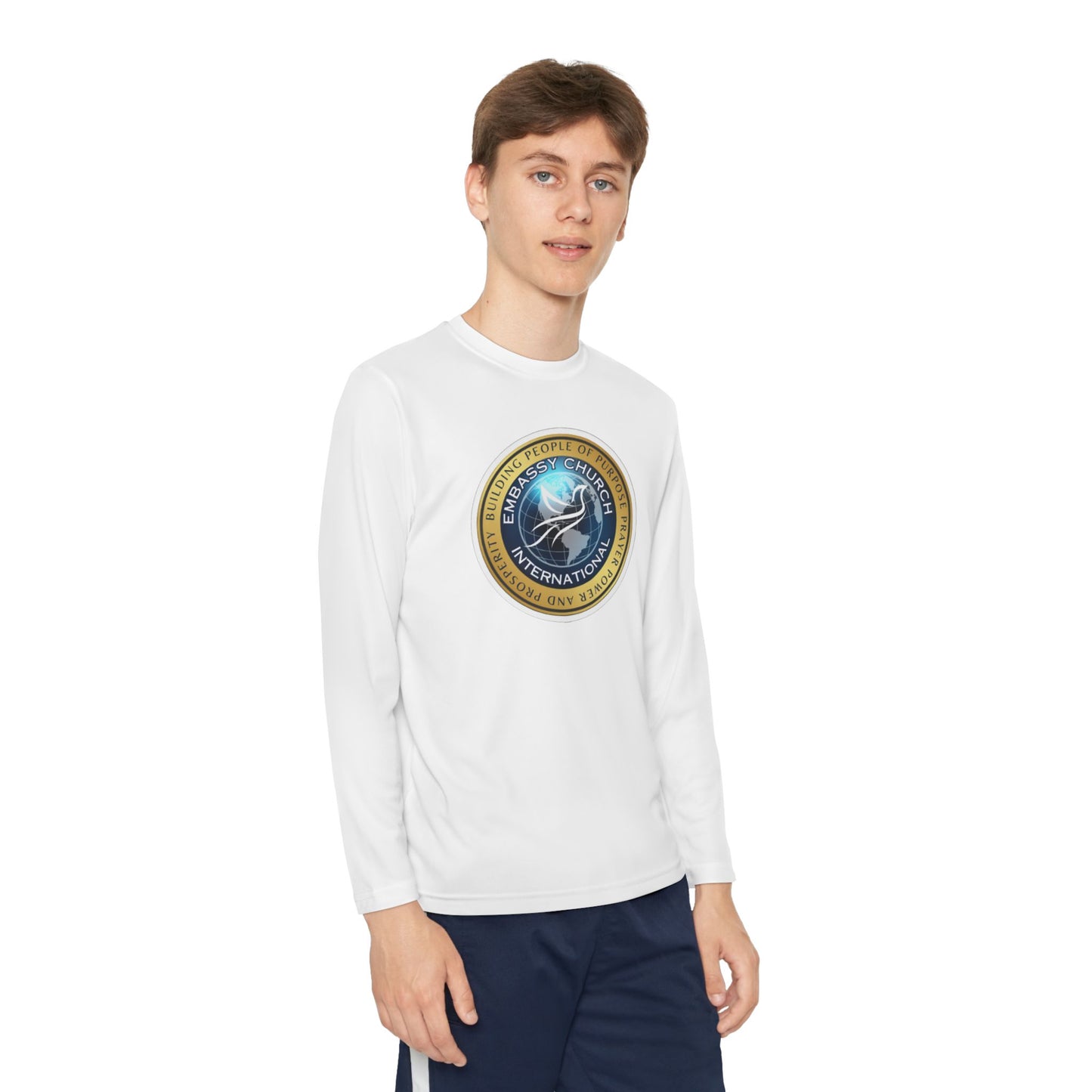 Embassy Church International Youth Long Sleeve Competitor Tee