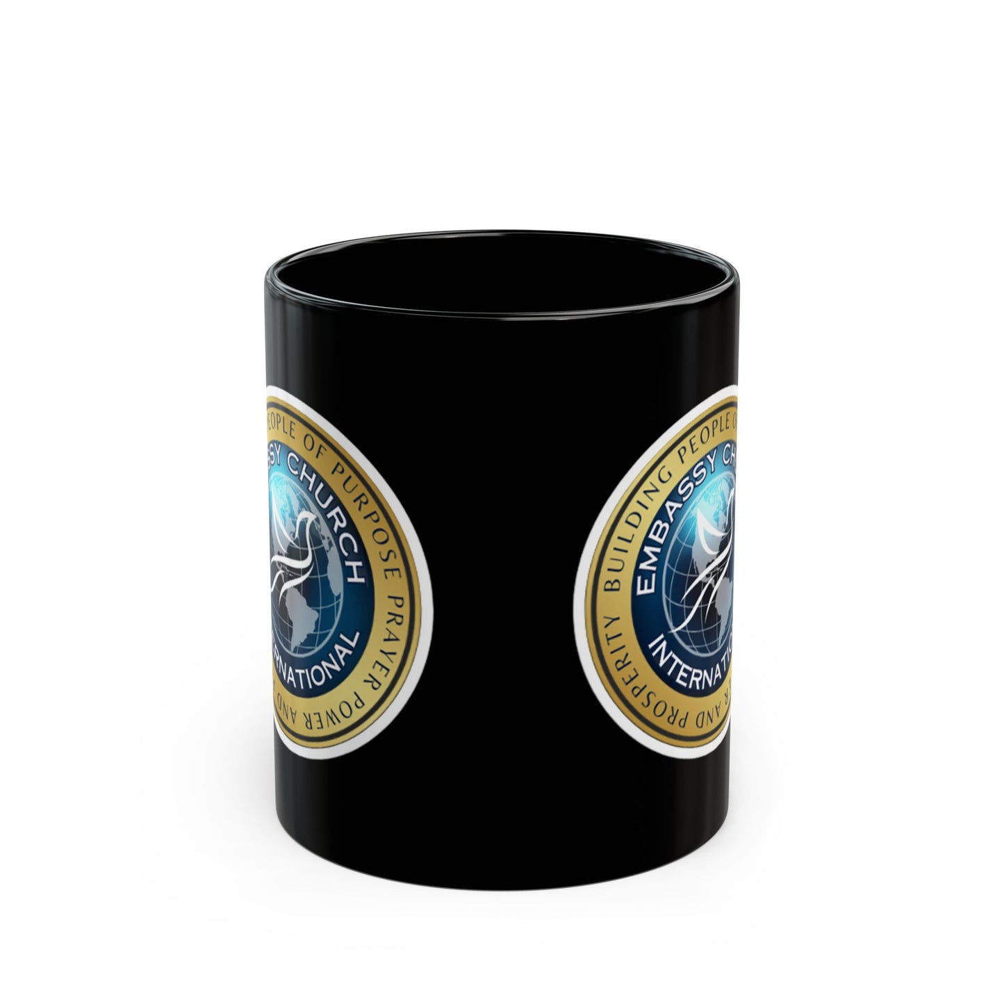 Embassy Church International Black Mug (11oz, 15oz)