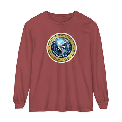 Embassy Church International Unisex Garment-dyed Long Sleeve T-Shirt