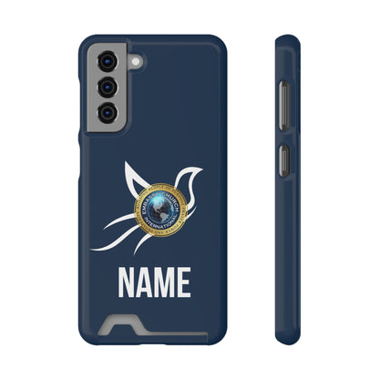 Personalized Embassy Church International Dove Phone Case With Card Holder