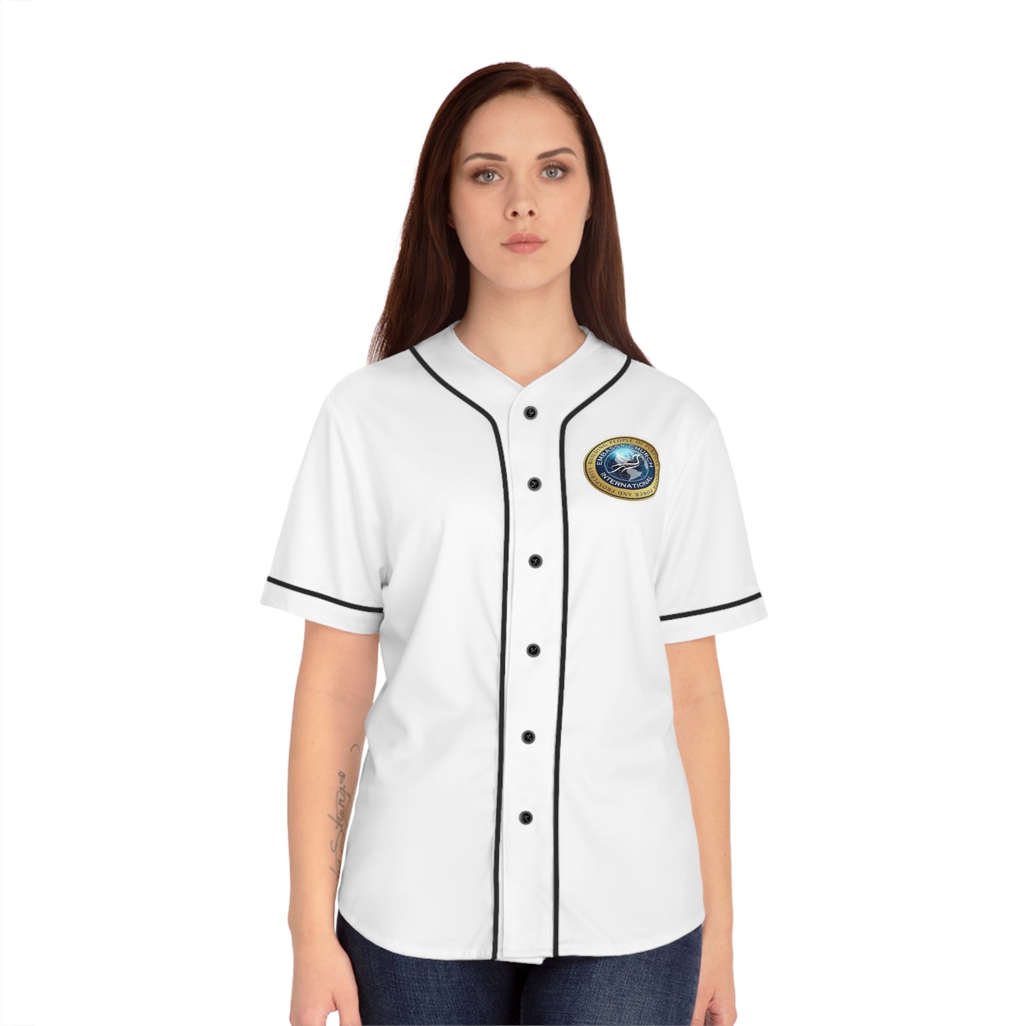 Embassy Church International Women's Baseball Jersey