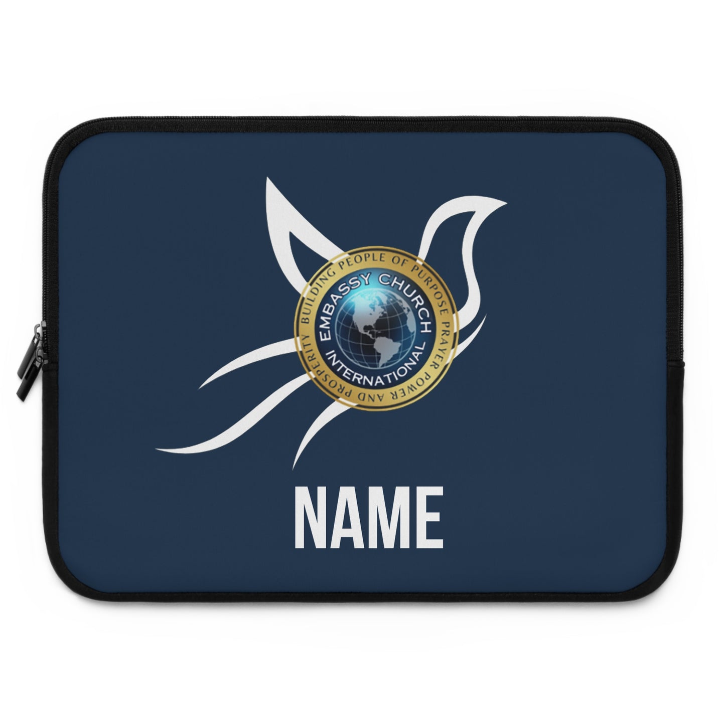 Personalized Embassy Church International Dove Laptop Sleeve