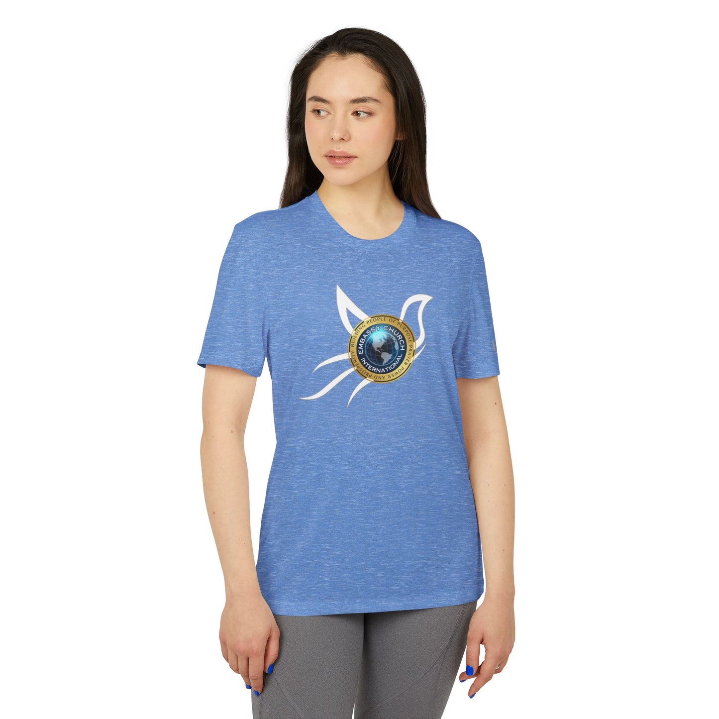 Embassy Church International Dove adidas Unisex Sport T-shirt