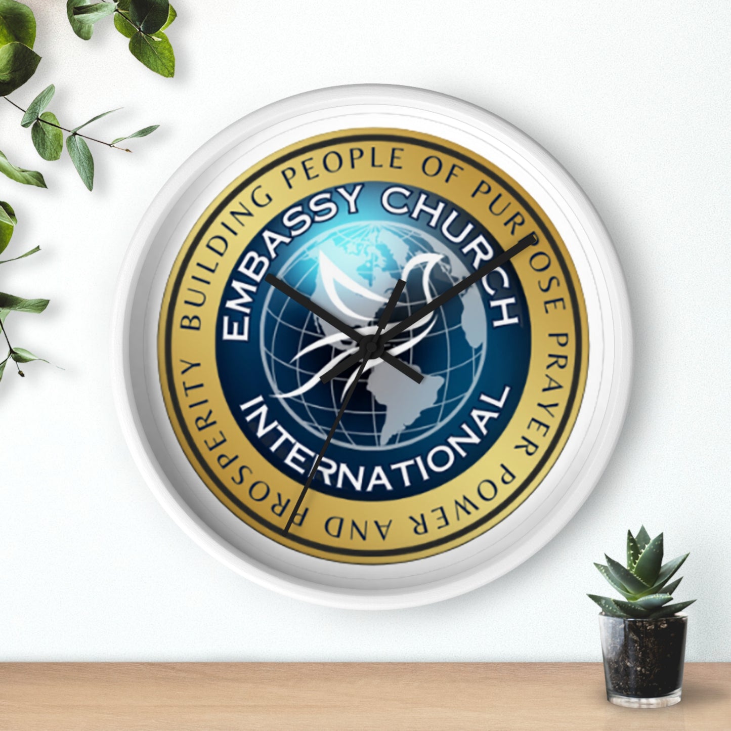 Embassy Church International Wall Clock