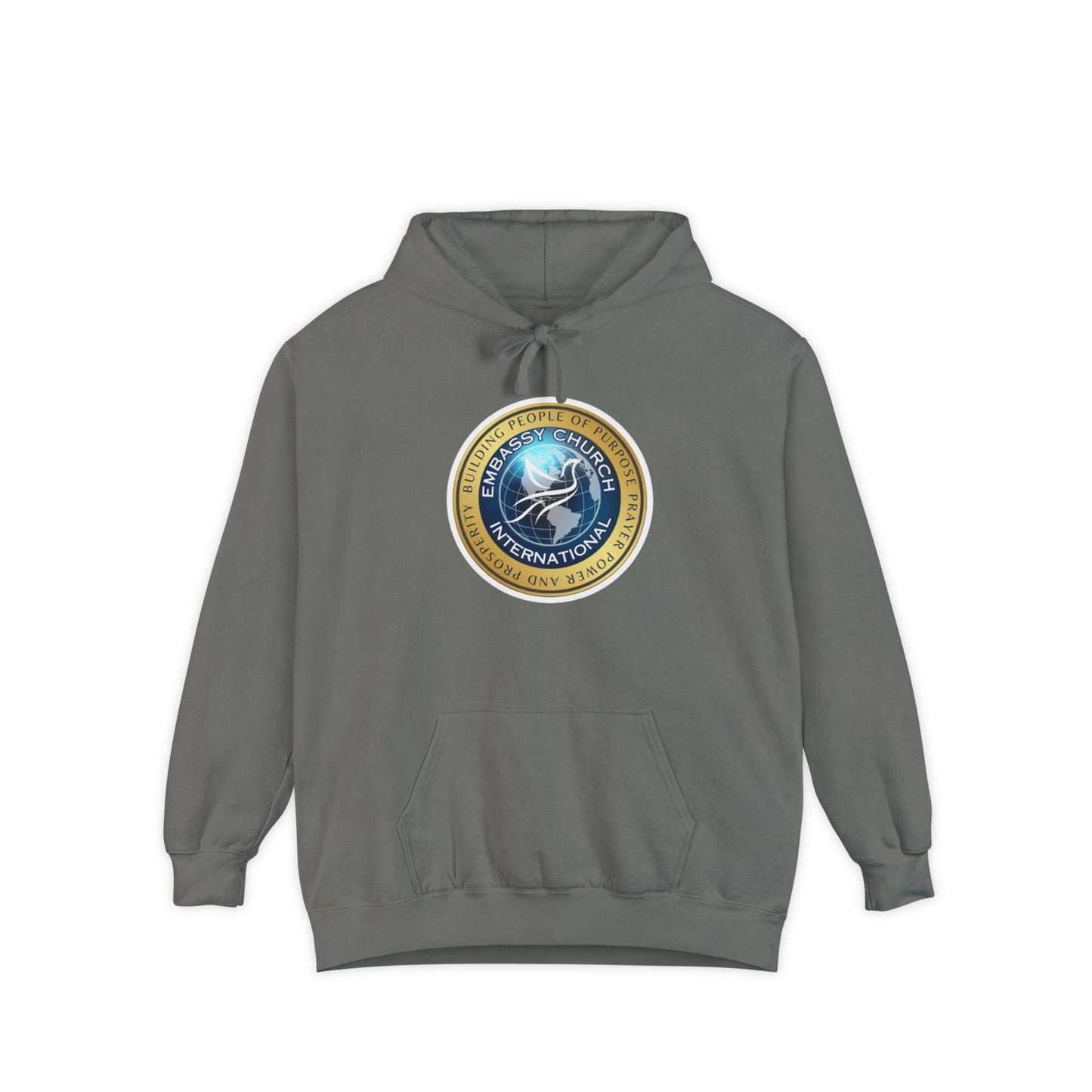 Embassy Church International Unisex Garment-Dyed Hoodie