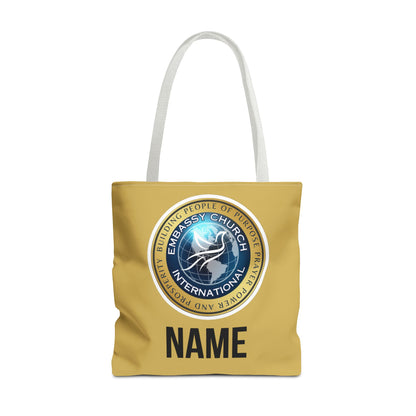 Personalized Embassy Church International Tote Bag