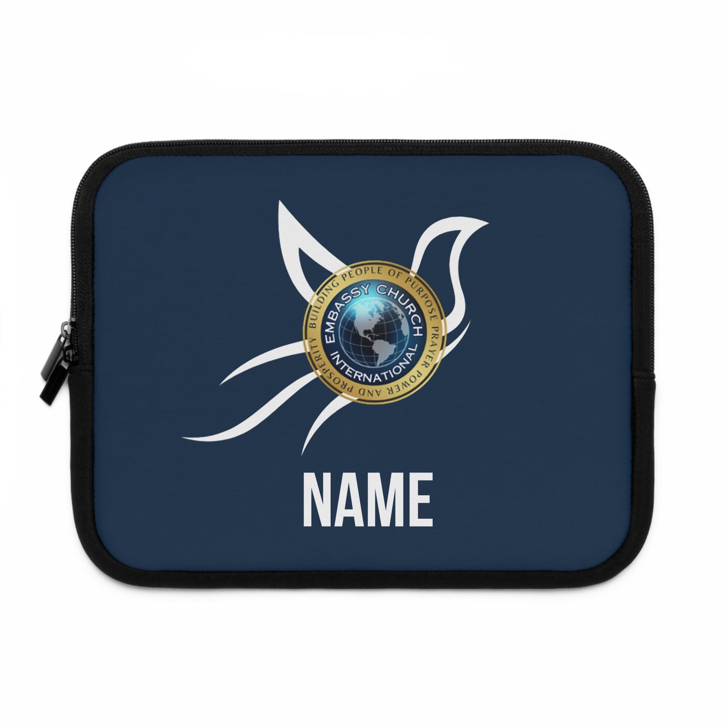 Personalized Embassy Church International Dove Laptop Sleeve