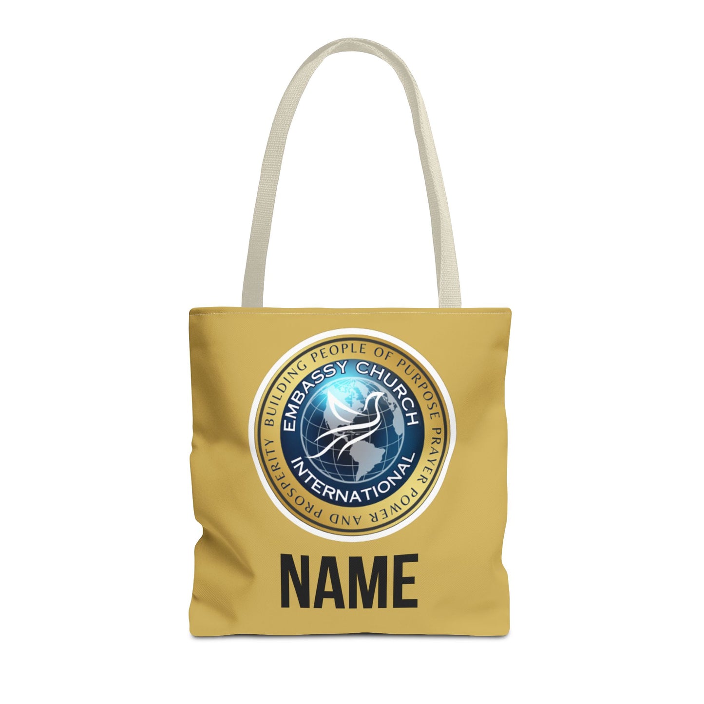 Personalized Embassy Church International Tote Bag