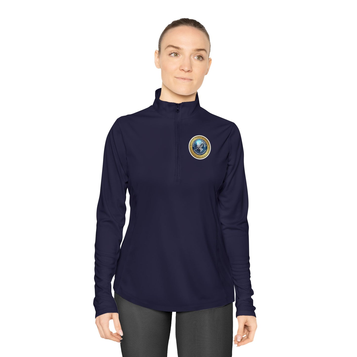 Embassy Church International Ladies Quarter-Zip Pullover