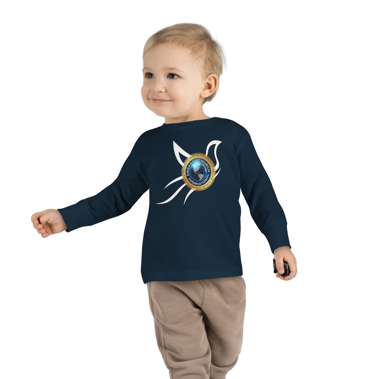 Embassy Church International Dove Toddler Long Sleeve Tee