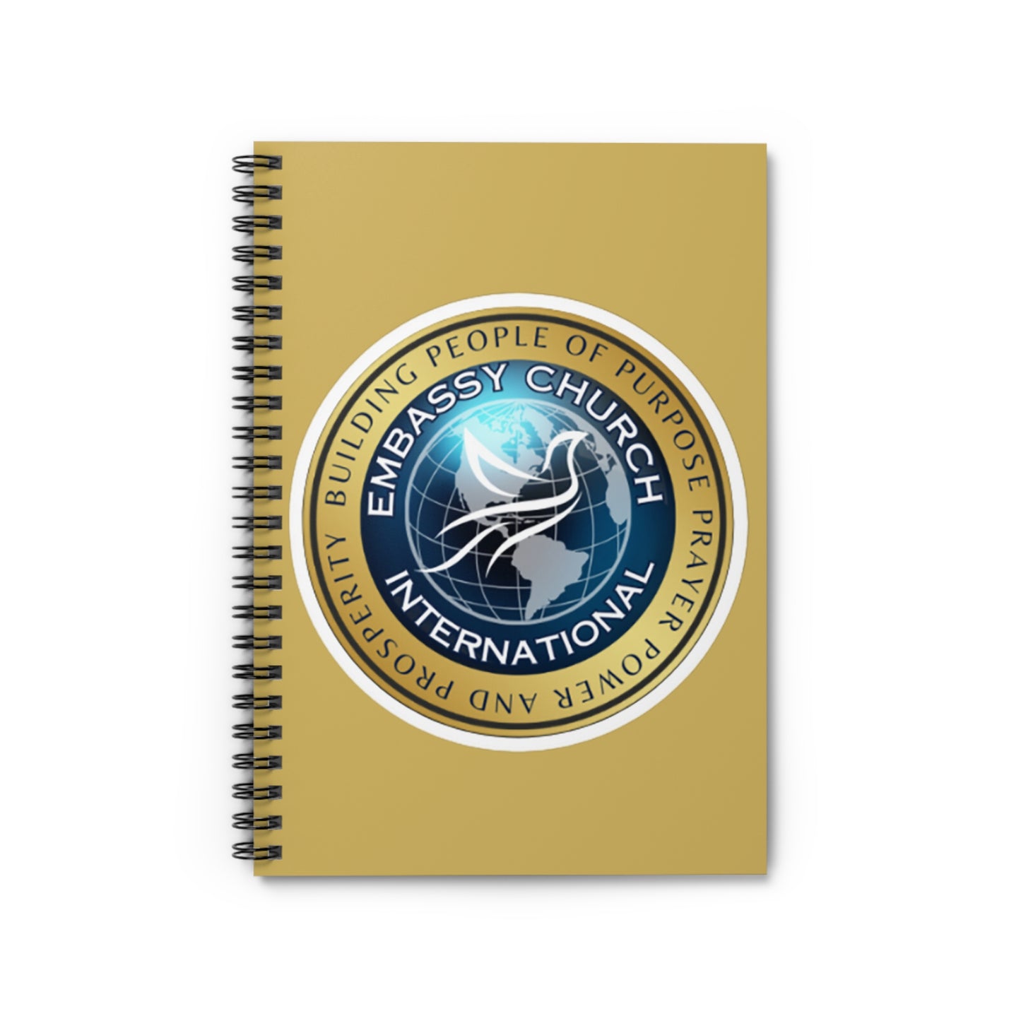 Embassy Church International Spiral Notebook - Ruled Line