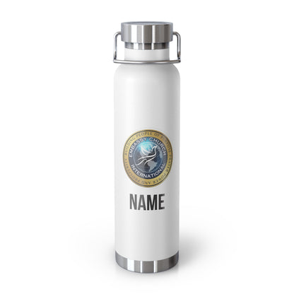 Personalized Embassy Church International Copper Vacuum Insulated Bottle, 22oz