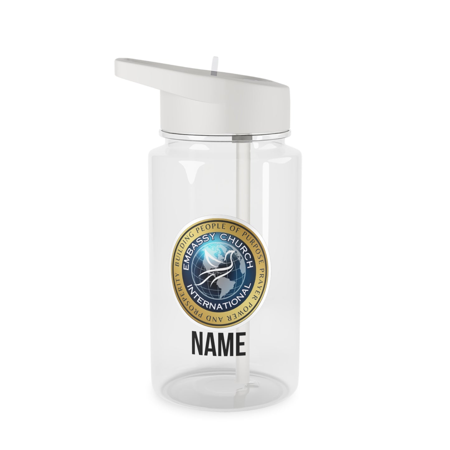 Personalized Embassy Church International Tritan Water Bottle