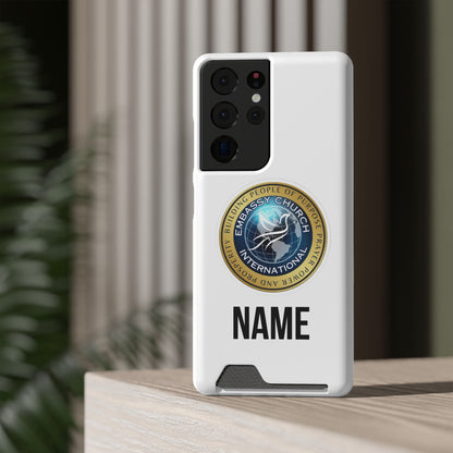 Personalized Embassy Church International Phone Case With Card Holder