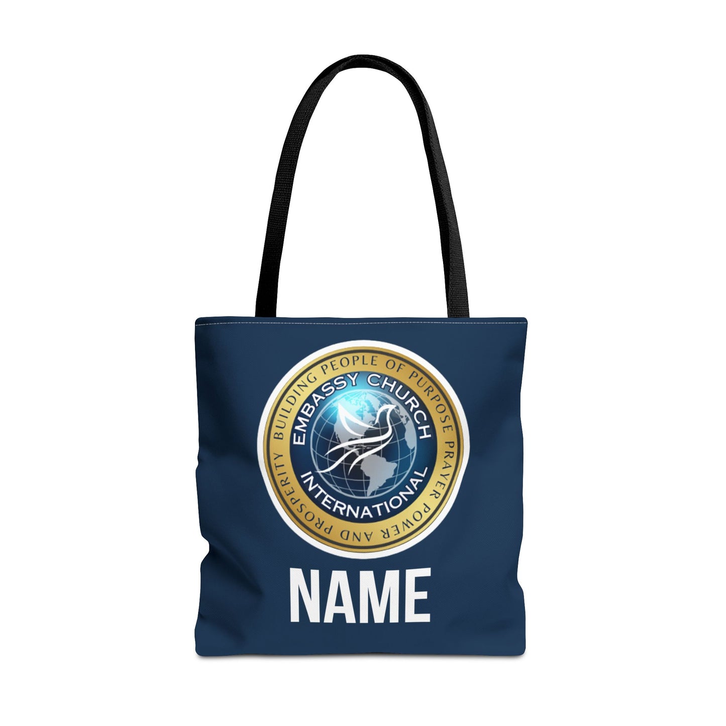 Personalized Embassy Church International Tote Bag