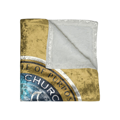 Embassy Church International Crushed Velvet Blanket