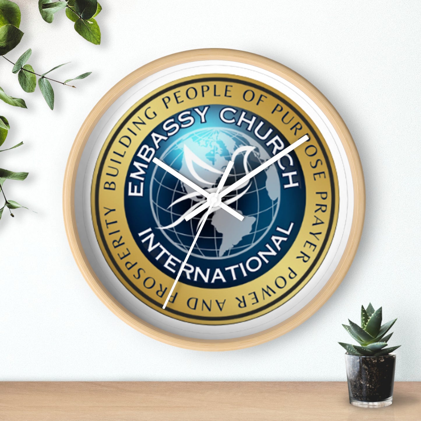 Embassy Church International Wall Clock