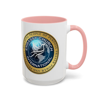 Embassy Church International Accent Coffee Mug (11, 15oz)