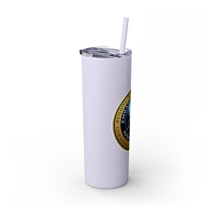 Embassy Church International Skinny Tumbler with Straw, 20oz