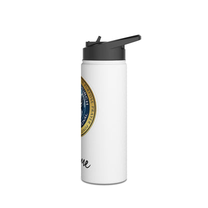 Personalized Embassy Church International Stainless Steel Water Bottle, Standard Lid