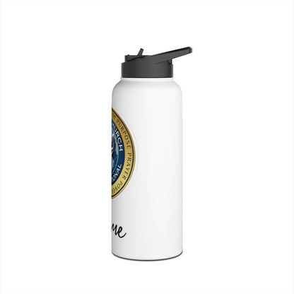 Personalized Embassy Church International Stainless Steel Water Bottle, Standard Lid